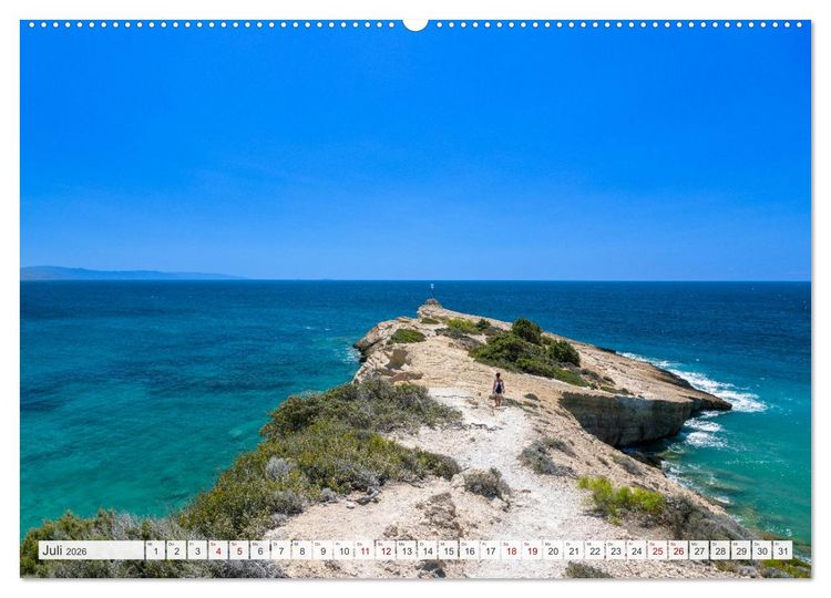 Produktbild: Rhodos und Symi (hochwertiger Premium Wandkalender 2026 DIN A2 quer), Kunstdruck in Hochglanz
