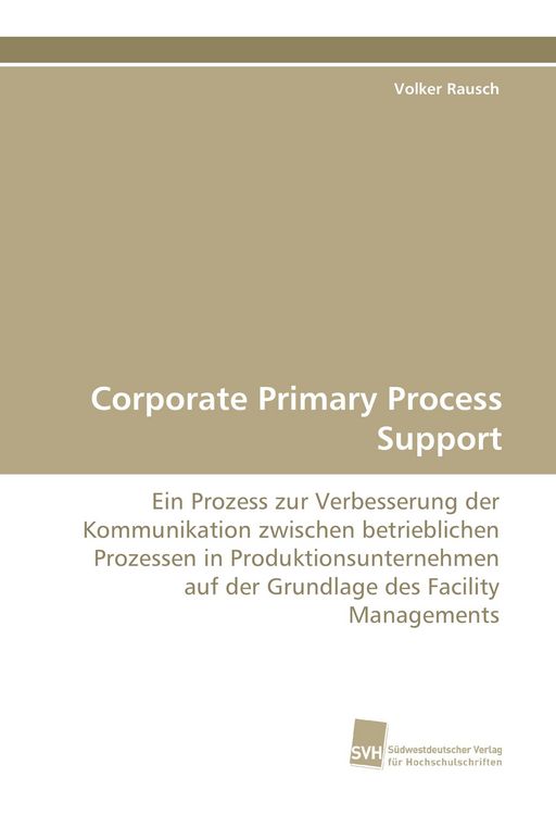 Produktbild: Corporate Primary Process Support