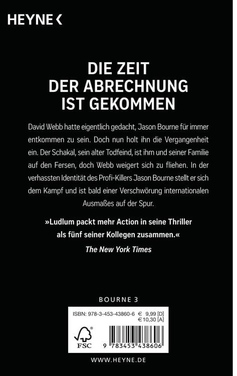 Produktbild: Das Bourne Ultimatum / Jason Bourne Band 3