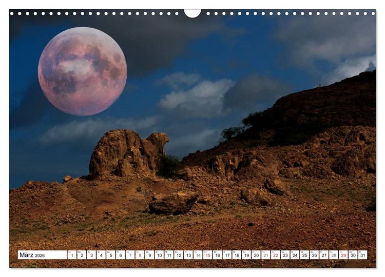 Produktbild: Tr&auml;ume im Mondlicht (Wandkalender 2026 DIN A3 quer), CALVENDO Monatskalender