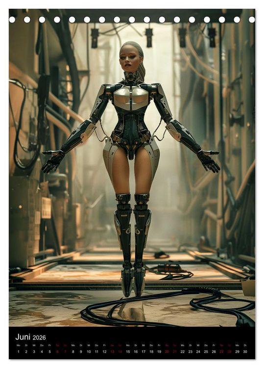 Produktbild: CYBER SISTERS (Tischkalender 2026 DIN A5 hoch), CALVENDO Monatskalender