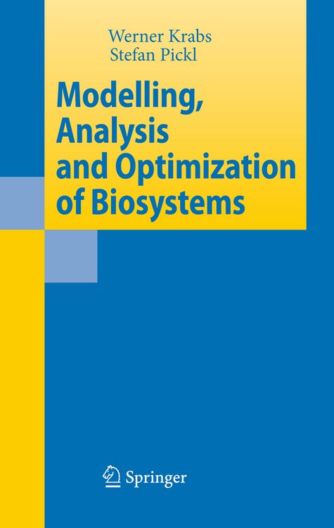 Produktbild: Modelling, Analysis and Optimization of Biosystems