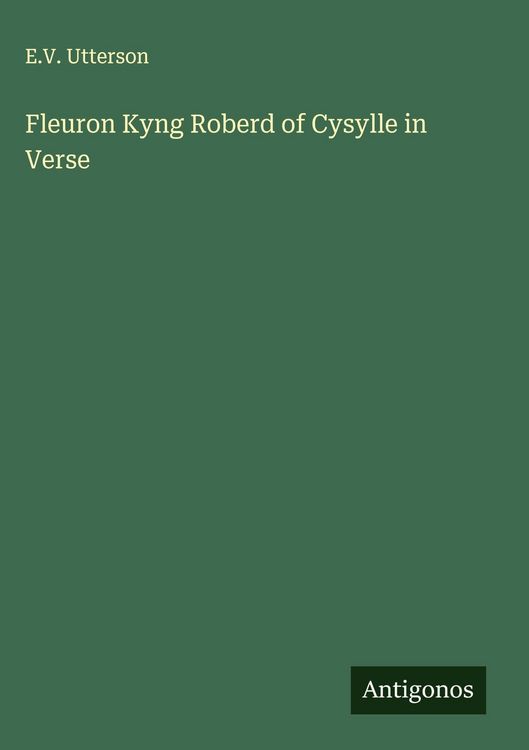 Produktbild: Fleuron Kyng Roberd of Cysylle in Verse