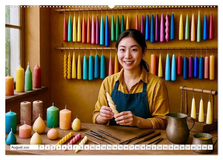 Produktbild: Traditionelle Gewerke (hochwertiger Premium Wandkalender 2026 DIN A2 quer), Kunstdruck in Hochglanz