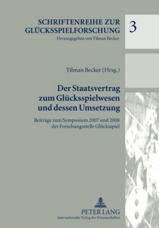 Produktbild: Der Staatsvertrag zum Gl&uuml;cksspielwesen und dessen Umsetzung