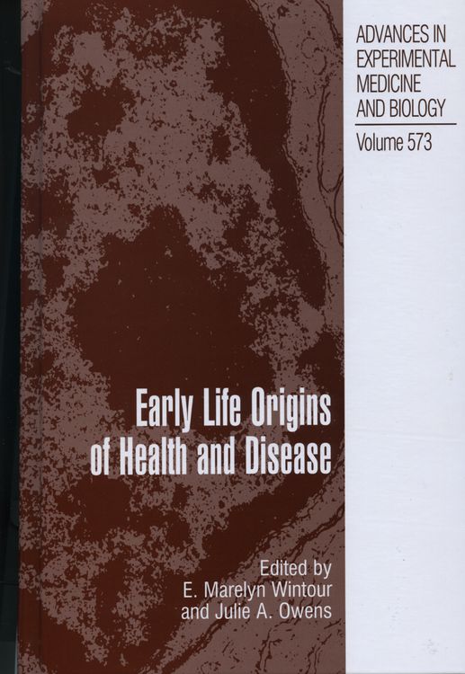 Produktbild: Early Life Origins of Health and Disease