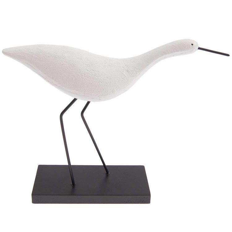 Produktbild: Deko Aufsteller Strandl&auml;ufer, Wei&szlig;, Polyresin, 22 x 5,5 x 19