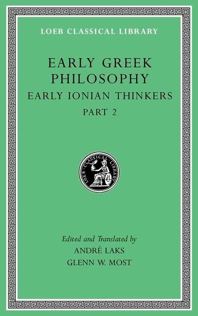 Produktbild: Early Greek Philosophy, Volume III - Early Ionian Thinkers, Part 2 L526