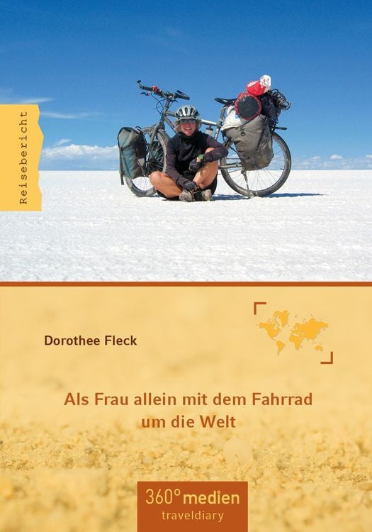 Produktbild: Als Frau allein mit dem Fahrrad um die Welt