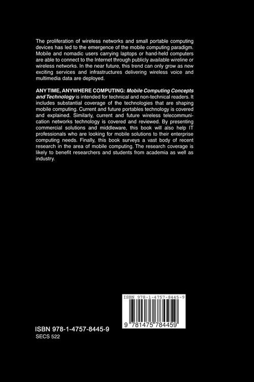 Produktbild: Any Time, Anywhere Computing