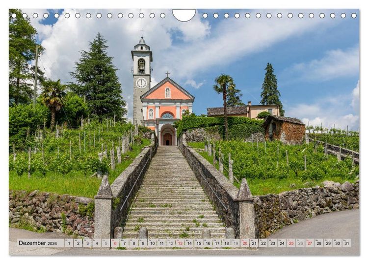 Produktbild: Ticino romantico (Wandkalender 2026 DIN A4 quer), CALVENDO Monatskalender
