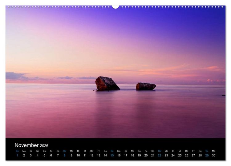 Produktbild: Sonnenunterg&auml;nge (hochwertiger Premium Wandkalender 2026 DIN A2 quer), Kunstdruck in Hochglanz
