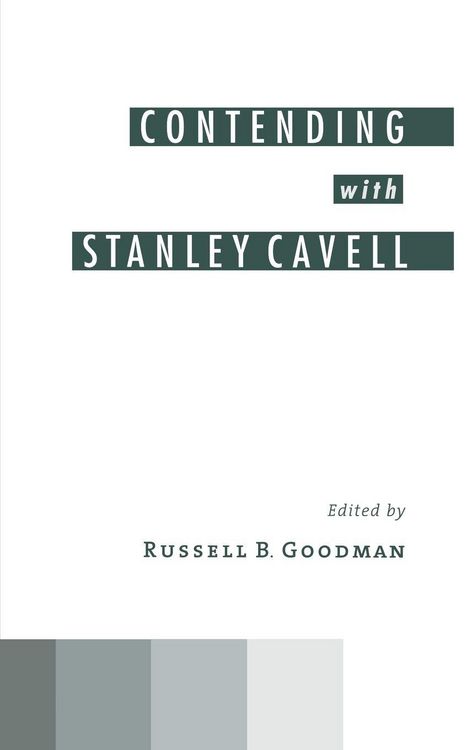 Produktbild: Contending with Stanley Cavell