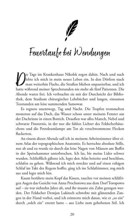 Produktbild: Aufzeichnungen eines jungen Arztes. Michail Bulgakow