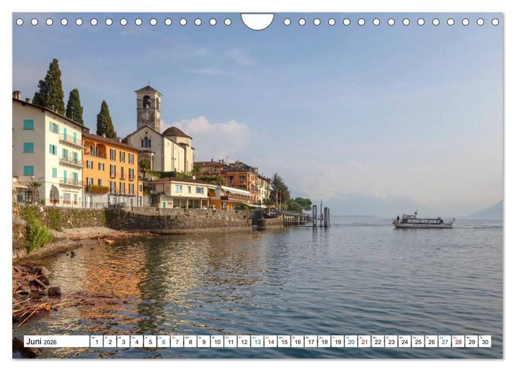 Produktbild: Tessin, Impressionen aus der Italienischen Schweiz (Wandkalender 2026 DIN A4 quer), CALVENDO Monatskalender