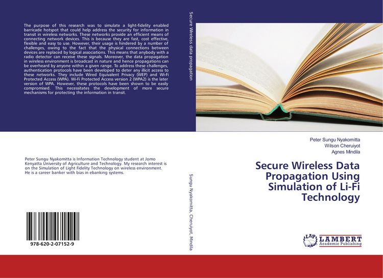 Produktbild: Secure Wireless Data Propagation Using Simulation of Li-Fi Technology