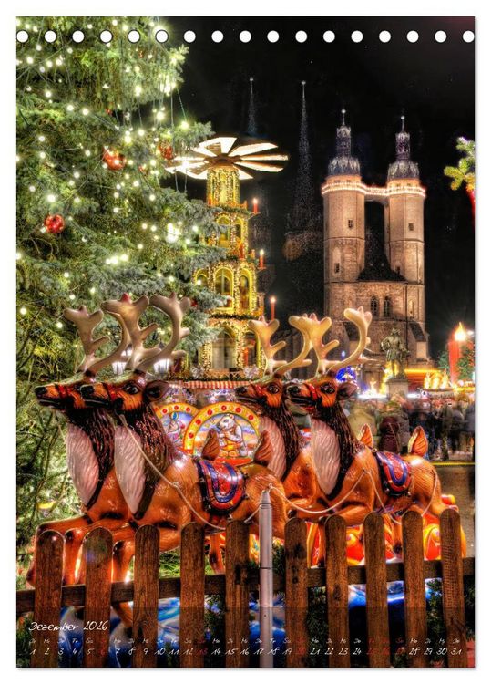 Produktbild: Stadtansichten von Halle Saale 2026 (Tischkalender 2026 DIN A5 hoch), CALVENDO Monatskalender