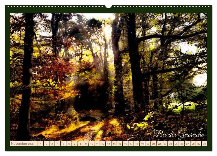 Produktbild: Dreieich Natur Pur (Wandkalender 2026 DIN A2 quer), CALVENDO Monatskalender