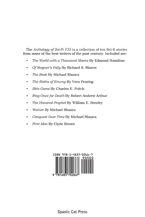 Produktbild: Anthology of Sci-Fi V35, the Pulp Writers