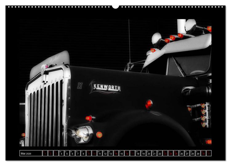 Produktbild: Kenworth W900 PHOTOART (hochwertiger Premium Wandkalender 2026 DIN A2 quer), Kunstdruck in Hochglanz