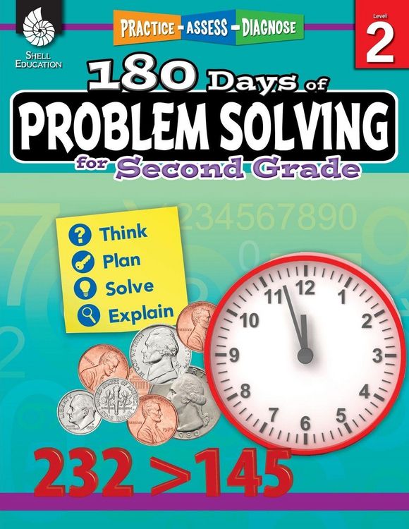 Produktbild: 180 Days of Problem Solving for Second Grade