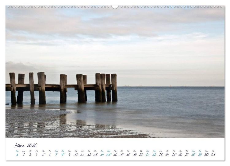 Produktbild: F&ouml;hr - Nordfriesische Trauminsel (Wandkalender 2026 DIN A2 quer), CALVENDO Monatskalender