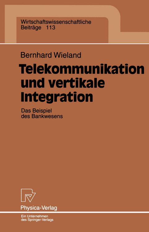 Produktbild: Telekommunikation und vertikale Integration