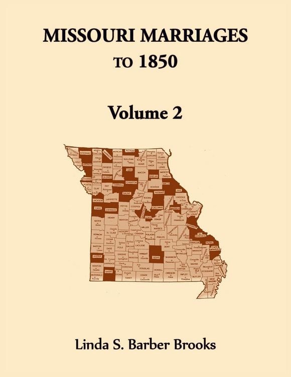 Produktbild: Missouri Marriages to 1850, Volume 2
