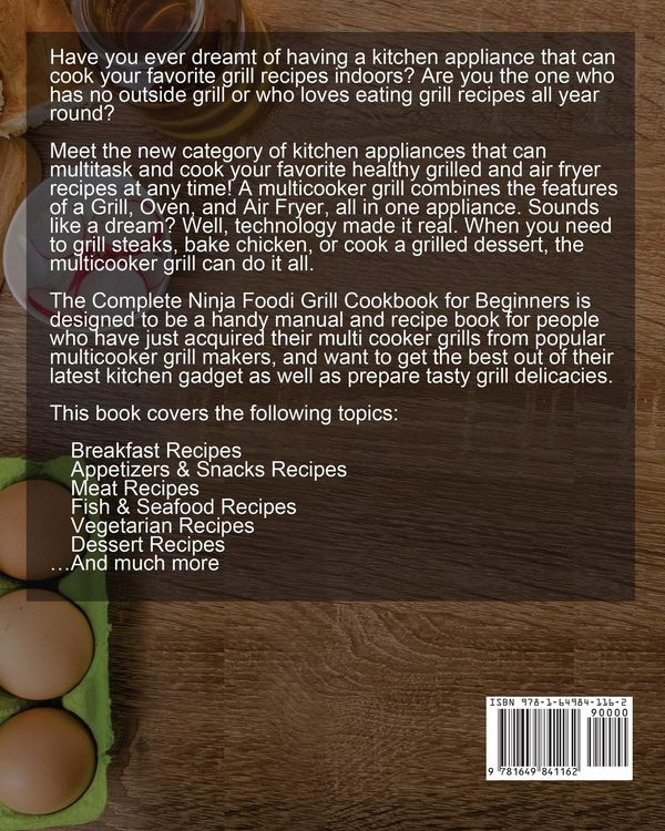 Produktbild: The Complete Ninja Foodi Grill Cookbook for Beginners