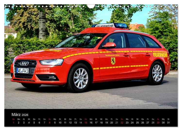 Produktbild: Einsatzfahrzeuge (Wandkalender 2026 DIN A3 quer), CALVENDO Monatskalender