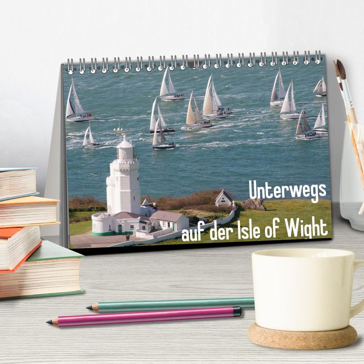 Produktbild: Unterwegs auf der Isle of Wight (Tischkalender 2026 DIN A5 quer), CALVENDO Monatskalender