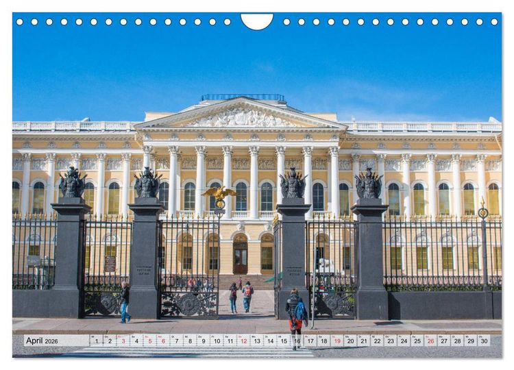 Produktbild: St. Petersburg - Prachtvolle Ostseemetropole (Wandkalender 2026 DIN A4 quer), CALVENDO Monatskalender