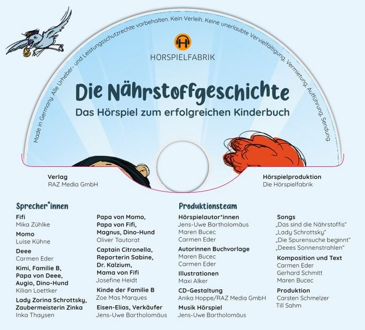 Produktbild: Die N&auml;hrstoffgeschichte. Begeistert Kinder f&uuml;r gem&uuml;siale Superkr&auml;fte!