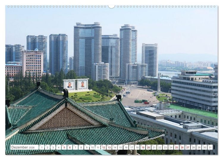 Produktbild: NORDKOREA Das Reich des Kim Jong-un (Wandkalender 2026 DIN A2 quer), CALVENDO Monatskalender
