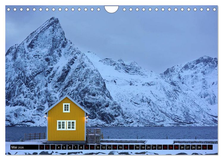 Produktbild: Lofoten Inselzauber (Wandkalender 2026 DIN A4 quer), CALVENDO Monatskalender