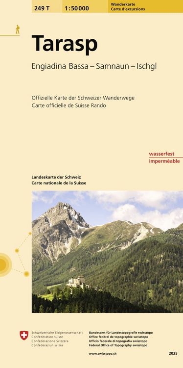 Produktbild: Swisstopo 1 : 50 000 Tarasp