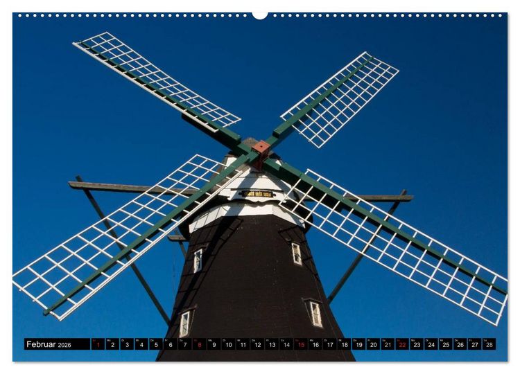Produktbild: Gr&uuml;&szlig;e von Pellworm (hochwertiger Premium Wandkalender 2026 DIN A2 quer), Kunstdruck in Hochglanz