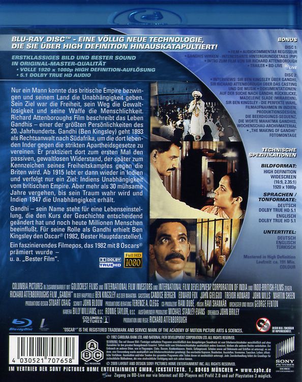 Produktbild: Gandhi [2 BRs]