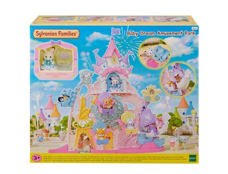 Produktbild: Sylvanian Families 5841 - Baby Dream Amusement Park, Freizeitpark Gl&uuml;ckstraum, Gro&szlig;es Spielset