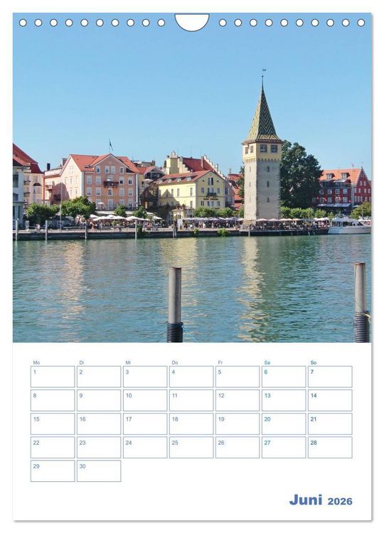 Produktbild: Lindau. Die Gl&uuml;cksfinder-Insel (Wandkalender 2026 DIN A4 hoch), CALVENDO Monatskalender