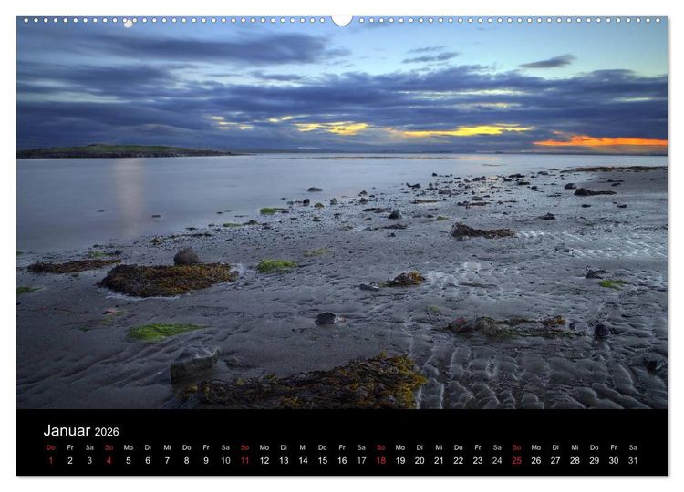 Produktbild: Holy Island - England (Wandkalender 2026 DIN A2 quer), CALVENDO Monatskalender