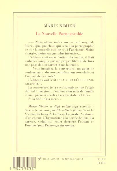 Produktbild: La nouvelle pornographie