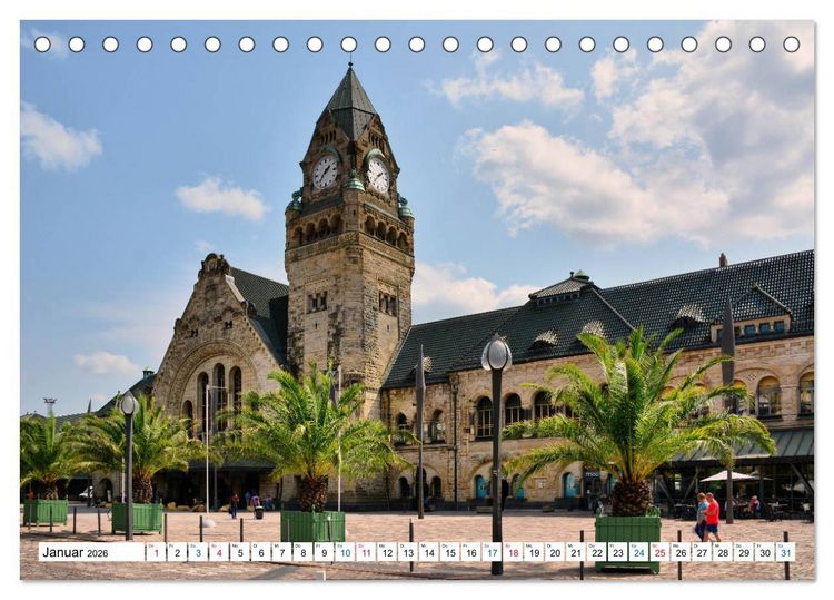 Produktbild: Metz - Ansichtssache (Tischkalender 2026 DIN A5 quer), CALVENDO Monatskalender