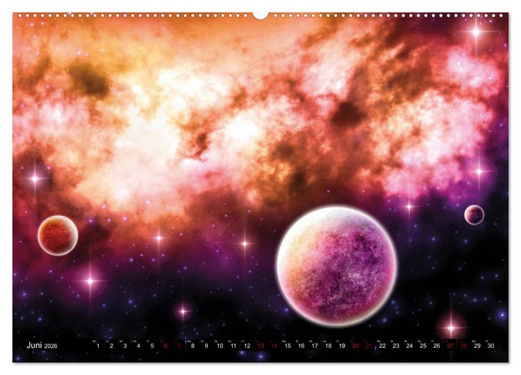 Produktbild: Sternenwelten (Wandkalender 2026 DIN A2 quer), CALVENDO Monatskalender