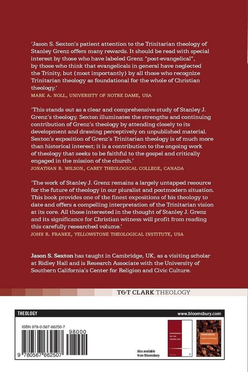 Produktbild: The Trinitarian Theology of Stanley J. Grenz