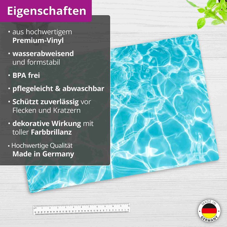Produktbild: Cover-your-desk Schreibtischunterlage f&uuml;r Kinder und Erwachsene Wasser Reflektion, aus hochwertigem Vinyl , 60 x 40 cm