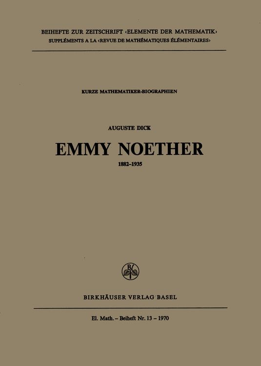 Produktbild: Emmy Noether