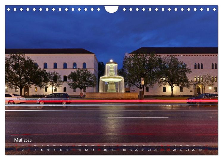 Produktbild: Impressionen aus M&uuml;nchen (Wandkalender 2026 DIN A4 quer), CALVENDO Monatskalender