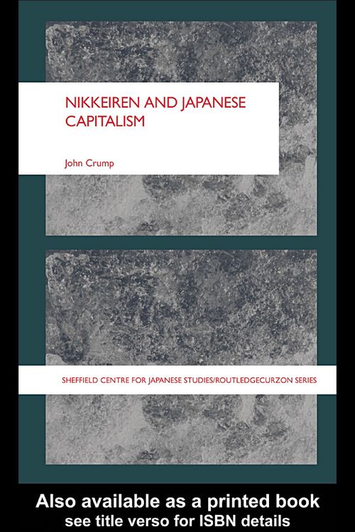 Produktbild: Nikkeiren and Japanese Capitalism