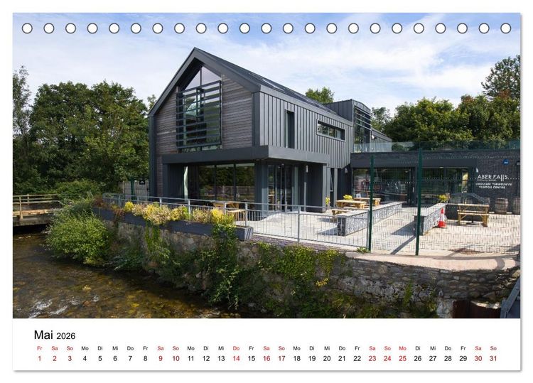 Produktbild: Wales Land der Sehensw&uuml;rdigkeiten, Landschaften und Natur (Tischkalender 2026 DIN A5 quer), CALVENDO Monatskalender